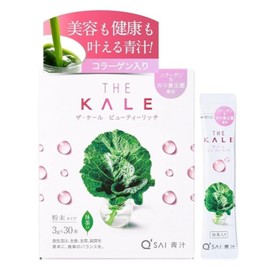 Q'SAI 더 케일 뷰티 리치 분말 타입 30개입, 90g, 1개 Q'SAI Kale Beauty Rich Powder Type, 30 Packs, 90g, 1 Unit