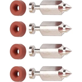 HTONG 4pcs Replacement Part 394681 83400 281144 398188 299096 Lawn Mower, Compatible with pin seat Carburetor Float Valve pin seat of kit 398188