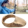 Archery Thumb Ring Universal Archery Shooting Metal Brass Finger Guard