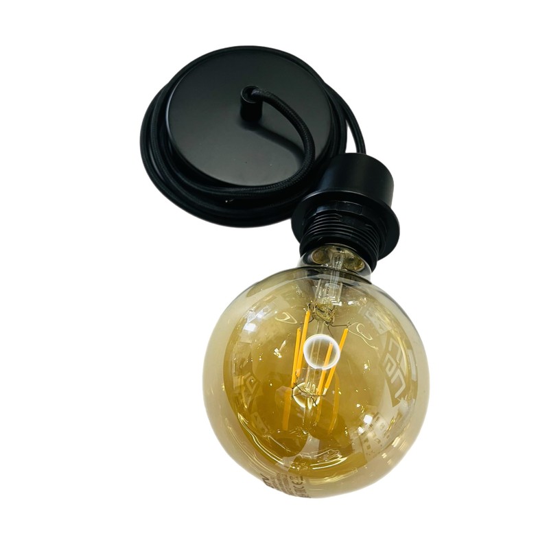 CGC Lighting Indoor Ceiling Adjustable Pendant and Matching Ceiling Rose