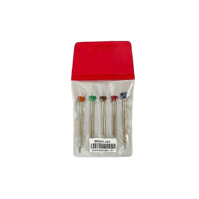 Horotec MSA 01.225 Screwdriver Set with 5 Screwdrivers for Watchmakers