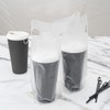 Restaurantware Bag Tek Plastic Drink Carriers 100 Double Cup Plastic