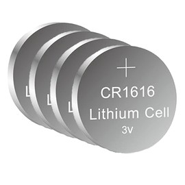 Synergy Digital Car Key Remote Batteries, Compatible with Acura TL (2013) Car Key Remote, (Lithium, 3V, 50mAh) Ultra High Capacity - Pack of 4 Batteries