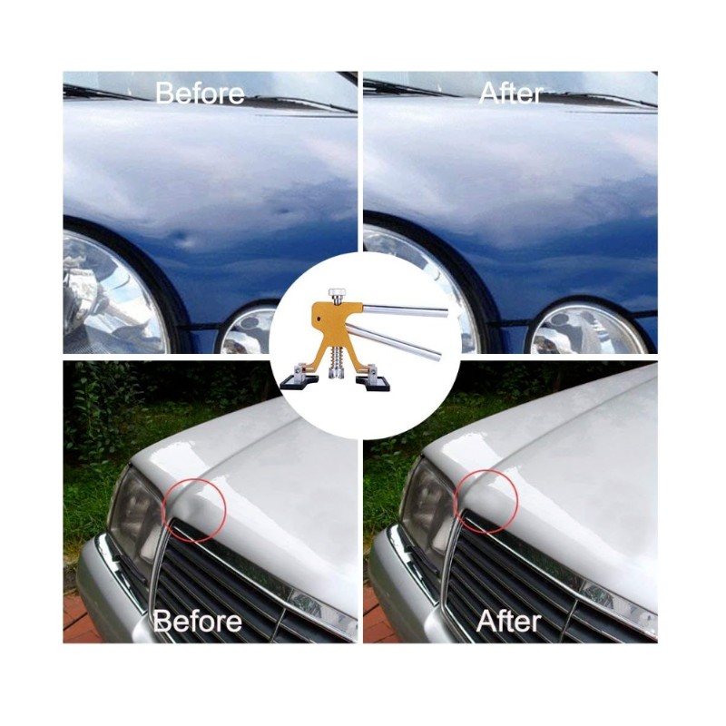 GLISTON Car Body Paintless Dent Repair Puller Remover Kit Dint