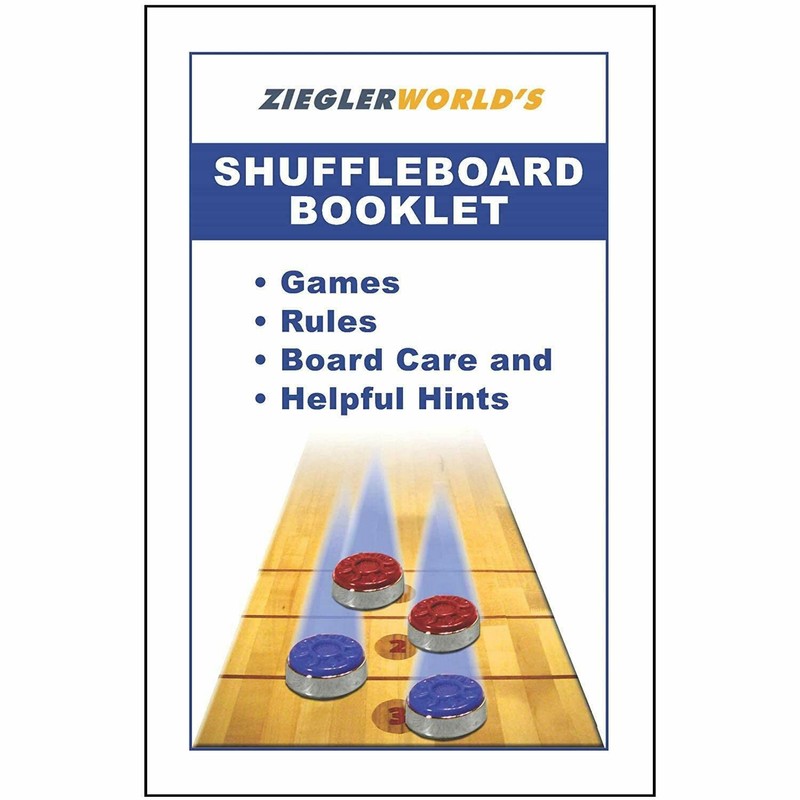 Zieglerworld Table Shuffleboard Bowling and Board Sweep Wipe Accessories Package