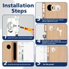 Storefront Door Mortise Lock Swing Deadbolt,Commercial Door Lock Double Cylinder