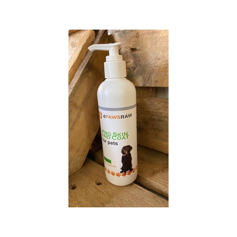 4PAWSRAW Skin & Coat Care Supplement For Dogs Itchy or
