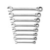GEARWRENCH 8 Pc. 12 Point Open End Ratcheting Combination SAE