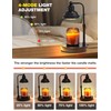 Candle Warmer Lamp,Candle Lamp,Candle Warming Lamp with Timer Dimmer -