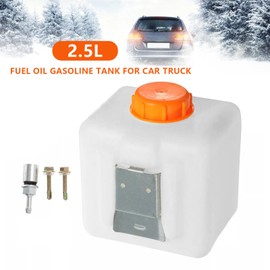Inscrip Fuel Tank, 2.5 L Fuel Tank, Plastic Petrol Tank with 2 Wall Mountable Mounting Screws, Water Tank, Diesel Tank, Water Tank, Universal Oil Box, Portable Tank for Boat, Truck