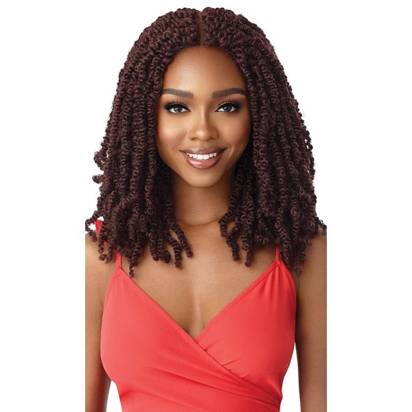 Outre X-Pression Twisted Up Lace Front Braid Wig - WAVY BOMB TWIST 18" (613)