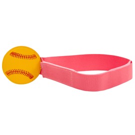 MJFSGYO Perfect Circle Softball Pitching Training Aid,Softball Pitching Trainer Elastic Training Belt,for Develop Correct Pitching Mechanics Softball Pitching Tools, 7.09 x 3.94 x 0.55 inches