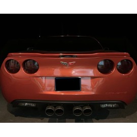 Aggressive Overlays C6-TL-1 - FITS: 2005 to 2013 C6 Corvette Smoked Vinyl Tail Light Overlay kit tints