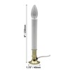 Creative Hobbies Electric Window Candle Lamp with LED Bulb, On/Off