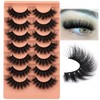 Mink Lashes Full Volume False Eyelashes 18mm Dramatic Faux Mink