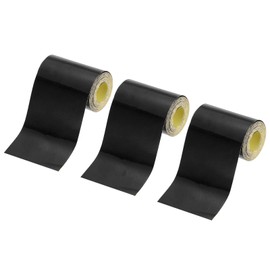 PATIKIL 2 Inch x 10 FT Reflective Tape, 3 Pack High Visibility Waterproof Conspicuity Outdoor Safety Warning Tape for Trailer Truck Car Bike, Black