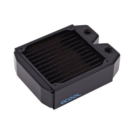 Alphacool NexXxos XT45 Full Copper Radiator120, 120mm x 1, Single Fan, Black