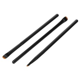 FOMIYES 3pcs Eyeliner Brush Makeup Brush Cosmetics Brush Kit Eye Brushes Eyeshadow Applicator Eyebrow Brush Eyebrow Liner Brush Eye Liner Brush Eye Shadow Brush The Face Yellow Wolf Fur