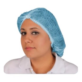 Derma Care Cofia Plisada Desechable Azul Dermacare 1000 Pzas