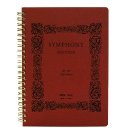 ライフ Life Symphony Notebook, Grid, A5, N92