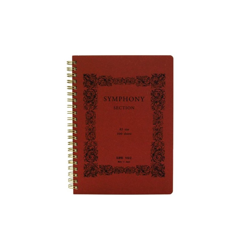 ライフ Life Symphony Notebook, Grid, A5, N92