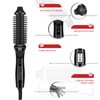 Ceramic Tourmaline Foldable Anion Hair Brush Curler Hair Curling Iron