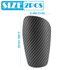 LNQ LUNIQI Mini Shin Pads Football Children, Pack of 2 Men's Shin Guards Football Shin Pads Non-Slip Football Shin Pads Printed for Children Adults 11 x 6 cm