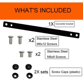 JDM to US License Plate Adapter Bracket - Universal Fit for Toyota Hilux/Mazda B-Series Mini Trucks, Heavy-Duty Black Powder Coated Mount, No-Drill Installation(Black-1pack)