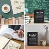 WUUCKOO Leader Definition 80 Sheets 160 Pages Funny Spiral Notebook,