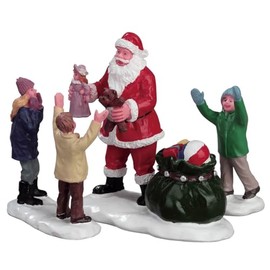 Lemax - It'S Santa!, Set Of 3