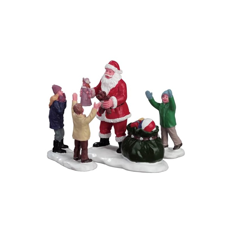 Lemax - It'S Santa!, Set Of 3