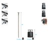 8-ft Picture Hanging System Kit and Add-ons Hooks and Cables
