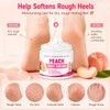 Peach Foot Cream for Dry Rough Feet, Moisturizing Heel Cream