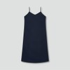 JAJU [JAJU] Light Linen Blend Bustier Dress_Navy