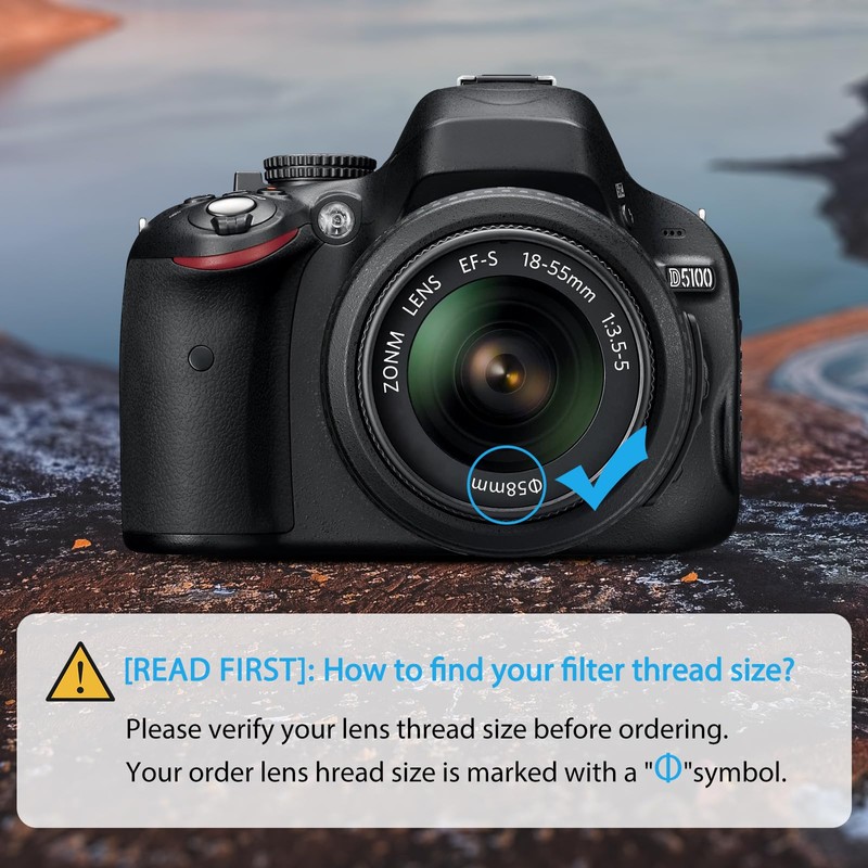 ARTCISE 77mm Star Filter 6 Point Cross Screen Lens Filter