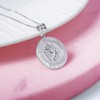 PicturesOnGold.com Saint Christopher Religious Medal - Solid Sterling Silver, 1