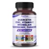 PEAKPURY Quercetin Elderberry Turmeric Vitamin C Zinc - Immunity Support