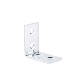 Birsppy (Pack of 50 pcs) 25 x 25 mm Hardware Bright zc Zinc Plated Corner Joint 90 Degree Braces Brackets Plates