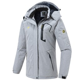 Pdbokew Women's Skiing Snowboarding Jackets Fleece Hood Mountain Snow Coat