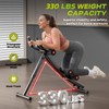 BODY RHYTHM Dual-Track Ab Machine with 4 Adjustable Heights, Foldable