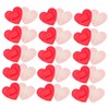 KOMBIUDA 4sets Heart Shaped Patches Care Stickers Hypoallergenic Water Resistant