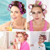 Rulos para Cabello，ZJTZJY Juego de Rodillos de Velcro con Accesorios，Rizador