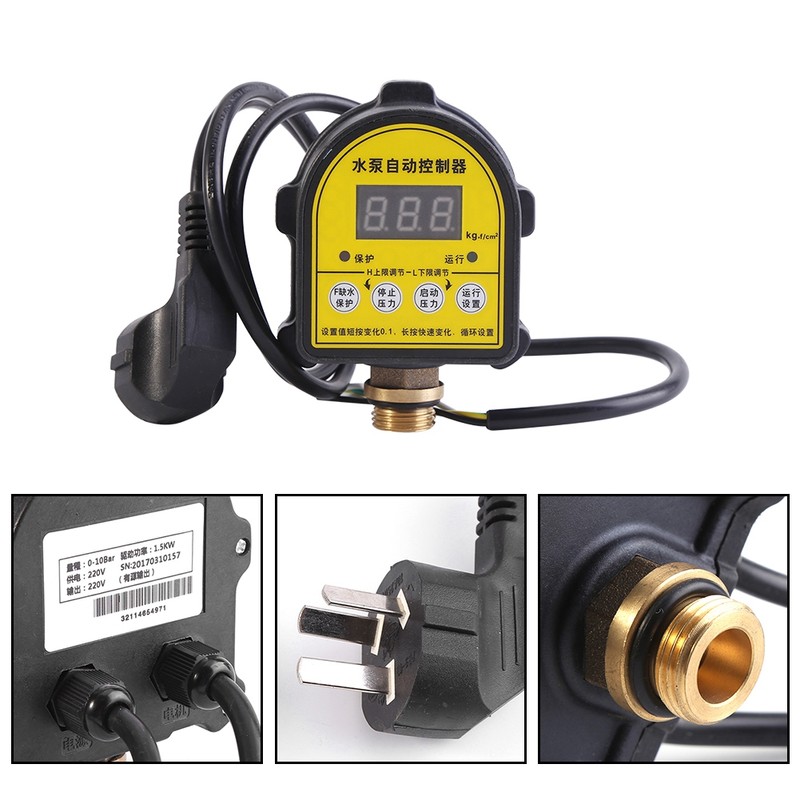 Household Automatic Digital Water Pump Pressure Controller Intelligent ON OFF