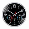Ziprote Radio-Controlled Wall Clock, Radio-Controlled Wall Clock with Temperature Display
