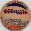 Milk Bottle Cap - FOR YOUR PROTECTION... - tabless generic cap - PURE MILK