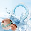 Cooling Ice PCM Neckband for Golf, Hiking, Fishing, Camping Workplace Blue
