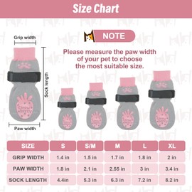 BEAUTYZOO Anti-Slip Dog Socks,Dog Shoes for Hot/Cold Pavement,Paw Protectors with Grips 3 Pairs for Puppy Small Medium Large Senior Old Dogs,Dog Socks to Prevent Licking and Hardwood Floor Protection