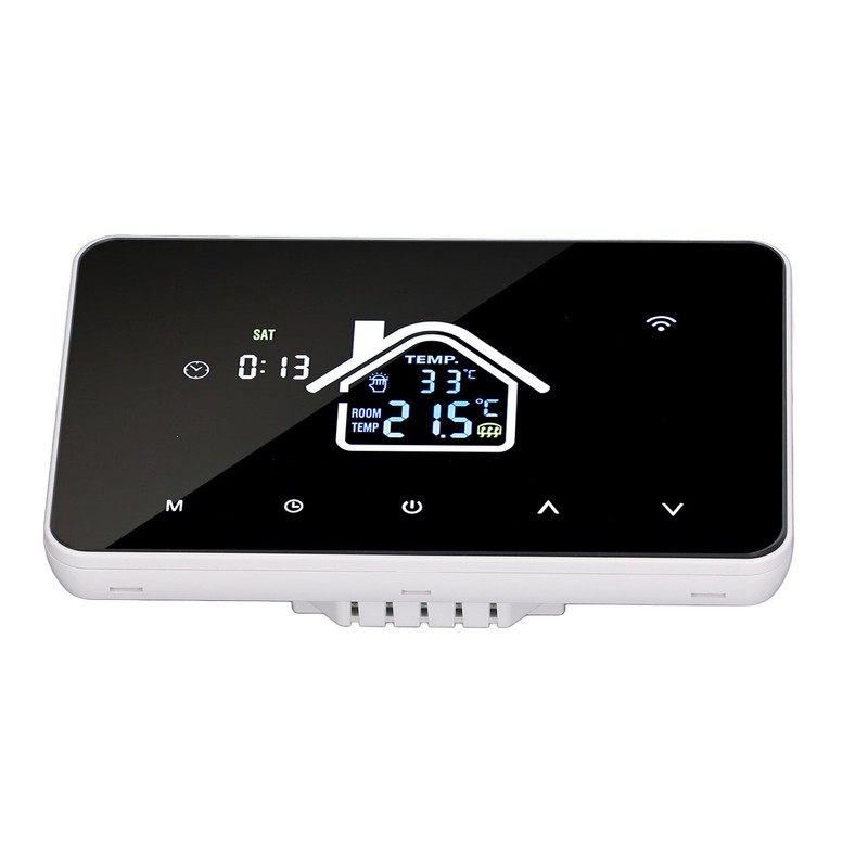 Floor Heating Thermostat 16A 4.3 Inch Touch Screen High Accuracy