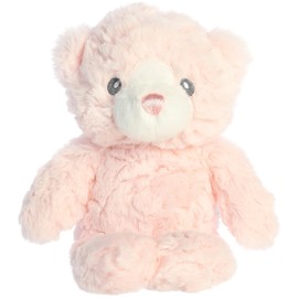 Aurora® Snuggly Huggy Bear™ Baby Stuffed Animal - Comforting Companion - Imaginative Play - Pink 7 Inches