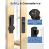 BiceNoning 90/180 Degree Barn Door Lock, Flip Combination Latch Lock,